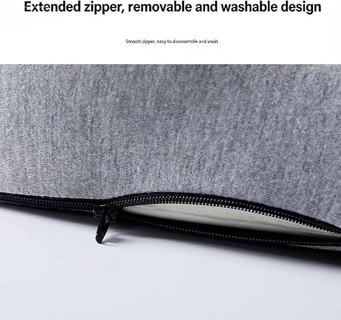 Orthopedic Cushion for Office Chair and Car, Memory Foam Seat Cushion with Lumbar Support Pillow, Instant Relieve Pressure on Back, Hips, Tailbone, Improves Sitting Posture (1, Mixed Colors)