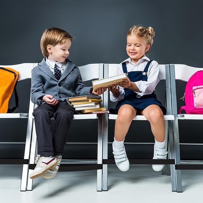 ROOKEA 6 Pack Chair Bands for Kids With Fidgety Feet - Sensory Room Must Haves for ADHD and Autism - Classroom and Home Chairs Fidget Tools