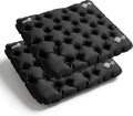 Inflatable Seat Cushion, Lightweight Camping Air Sitting Pad with Repair Cloths, Waterproof Air Cushion, Portable Air Seat Cushion for Climbing Hiking Office Airplane Car Stadium Seat
