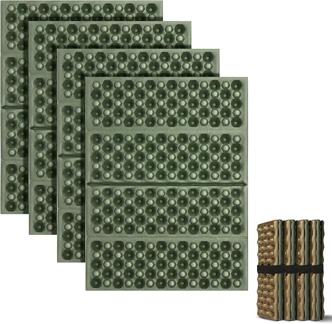 FOCHIER F Stadium Seat Pad, Camping Foam Pad, Foldable Z Stadium Seat Cushion Insulated Sitting Pad for Camping Backpacking Stadium Outdoor Picnic, Hiking, Mountaineering,Bleachers