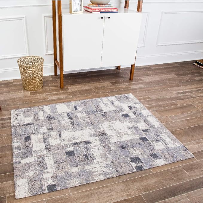 Anji Mountain Rug'd Office Chair Mat for Carpet & Hardwood Floor - Jacquard Woven Top, Anti-Slip Backing, Low Pile, Floor Protector Desk Chair Mat, Office Rugs for Rolling Chairs (40 x 54)