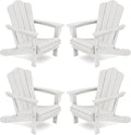 KINGYES Folding Adirondack Chair Set of 4