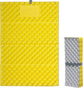 REDCAMP Foam Hiking Seat Pad, Foldable Z Ultralight Sitting Pad for Camping Backpacking Stadium Outdoor, Green/Blue/Khaki/Yellow/Black