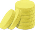8 Pcs Round Floor Cushions for Kids, 15'' Plush Flexible Seating Pillows with Handles, Soft Chair Seats for Classroom Elementary Daycare Preschool Playroom Reading Corner Yellow