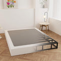 Maenizi 9 Inch Full XL Box Spring, Heavy Duty Metal Box Spring Bed Base with Fabric Cover, Mattress Foundation, Easy Assembly, Noise Free, Black