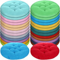 Tinideya 36 Pcs Round Floor Pillows 15.7 Inch Flexible Seating Pillows Chair Floor Cushions Reading Cushions for Kids Adults Classroom Home School Playing Supplies,18 Colors(Colorful)