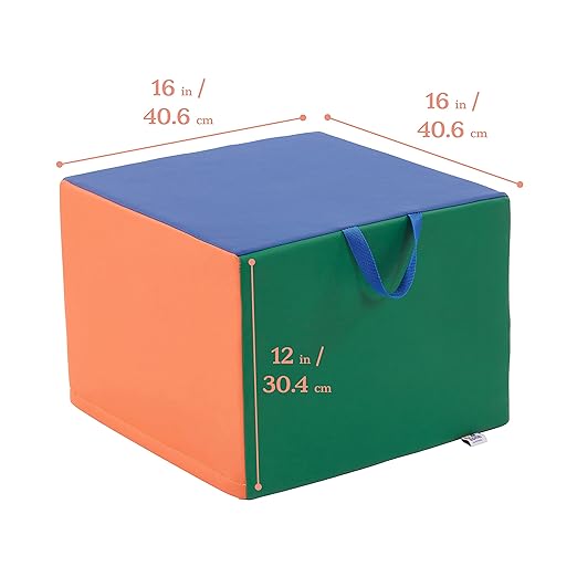 ECR4Kids SoftZone Adult Cozy Cube, Flexible Seating, Assorted