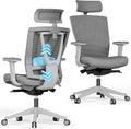 Autonomous ErgoChair Pro Ergonomic Office Chair Foam Grey Adjustable Lumbar Support, Rolling Swivel - Home Office Desk Chairs with Wheels and Arms - Ergonomic Desk Chair Comfy for Gaming & Long Hours