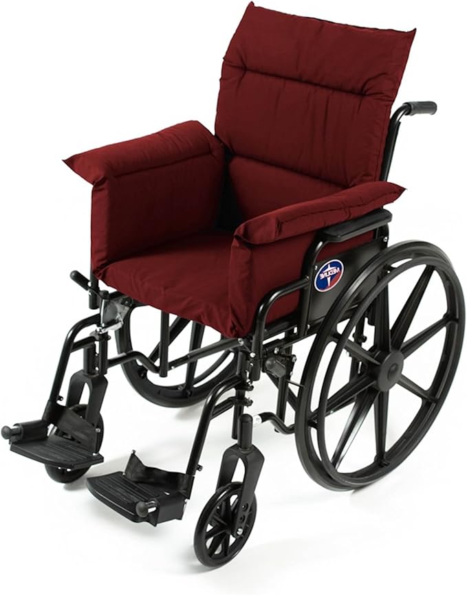 Comfort Finds Total Chair Cushion - Pressure Reducing Chair Cushion - Pressure Reducing Cushion for Wheelchairs by Comfort Finds (Burgundy)