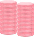 16 Pcs Round Floor Cushions for Kids, 15'' Plush Flexible Seating Pillows with Handles, Soft Chair Seats for Classroom Elementary Daycare Preschool Playroom Reading Corner Pink