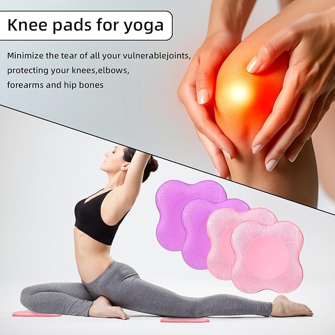 Yflingjie 2 packs Yoga Knee Pad Cushion Extra Thick for Knees Elbows Wrist Hands Head Foam Pilates Kneeling pad Yoga Knee Cushion Thick Exercise Pads for Knees Elbows Wrist Hands Head Foam Pilates Kneeling pad，Support Foam Pads for Women and Men