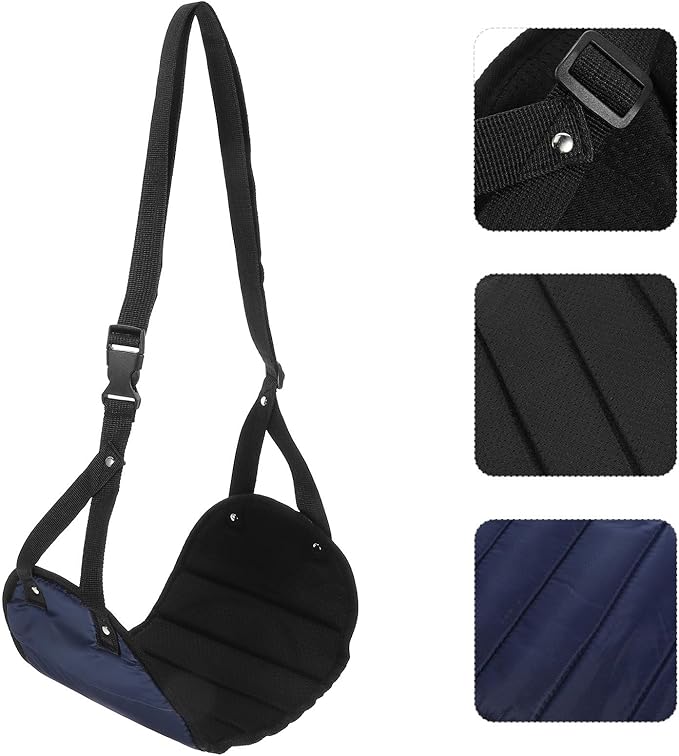 Portable Adjustable Airplane Foot Rest Cushion for Adults Travel Essential Foot Hammock to Leg Discomfort Lightweight Compact Design for Flight and Office Use Comfortable No-Impact