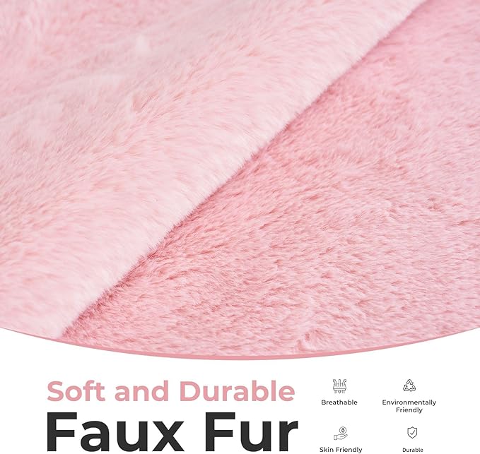 Giant Bean Bag Chair for Adults, Oversized Bean Bag with Filling Plush Fluffy,BeanBag Lazy Sofa Couch with Armrest for Living Room, Cat Shaped Beanbag Couch with Sidepocket for Bedroom,Pink