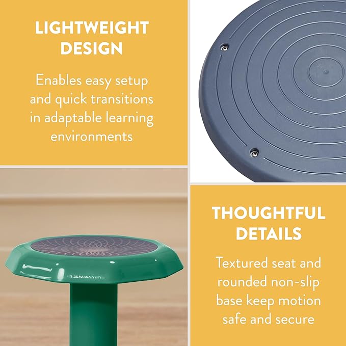 Wobble Stool, 18", Flexible Seating, Green