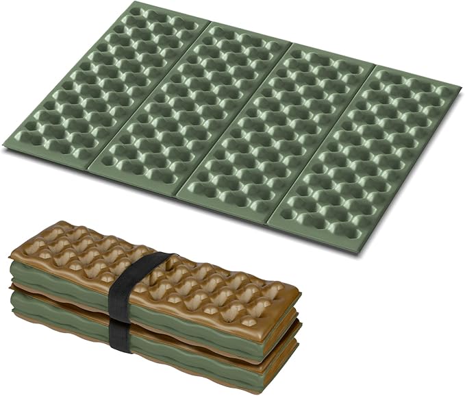 Foam Seat Mat for Camping, Foldable Seat Pat Cushion,Waterproof IXPE Sitting Pad for Outdoor Camping, Stadium,Backpacking Travel,Hikking,Picnic,Stadiums and Bleachers