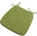 Chair Pads with Ties 18x17, Memory Foam Kitchen Chair Cushions with Ties 18 Inch, Non Slip Chair Pads for Dining Chairs Set of 2 4 6, Seat Cushions Covers Washable and Removable with Zipper,B,2