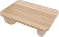 Wooden Footrest Footstool for Under Desk, Medium 34X24Cm, Shaking Massage Footrest with Curved Design, Office and Home Leg Support for Posture Correction Random Color Random Color
