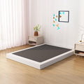 Upcanso Full Size Box Spring Bed Base 6 Inch, Low Profile Metal Boxspring Full Size with Fabric Cover, 3000 Lbs Max Weight Capacity Mattress Foundation, Noise-Free, Easy Assembly