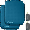ATEPA Inflatable Seat Cushion, Self-Inflating Portable Stadium Airplane Travel Foam Cushion Pad for Camping, Sports Events, Outdoor