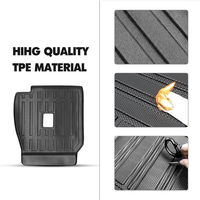 Compatible for 2020-2024 Toyota Highlander Backrest Mats Behind 2nd Row Seat Back Cover for Toyota Highlander 2020 2021 2022 2023 2024 Accessories