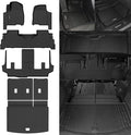 Naibeve Floor Mats for 2025 2026 Chevrolet Suburban/GMC Yukon XL/Cadillac Escalade ESV 7 Seats Bucket Seats - All Weather for Suburban/Yukon XL/Escalade ESV Floor Mats Cargo Mat 3rd Row Backrest Mats