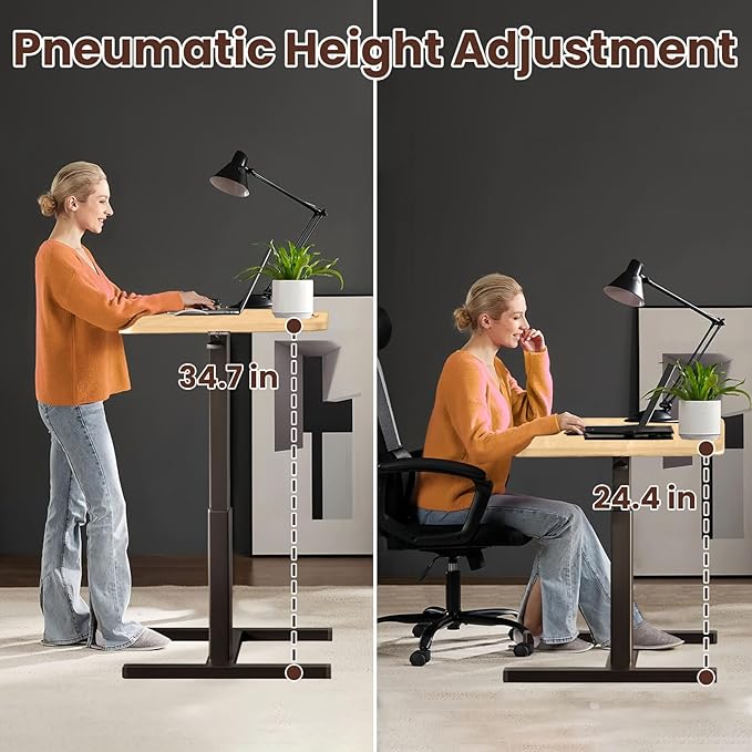 Overbed Bedside Table with Wheels, Height Adjustable Hospital Bed Table, Mobile Computer Standing Laptop Desk with USB Charge and Cup Holder
