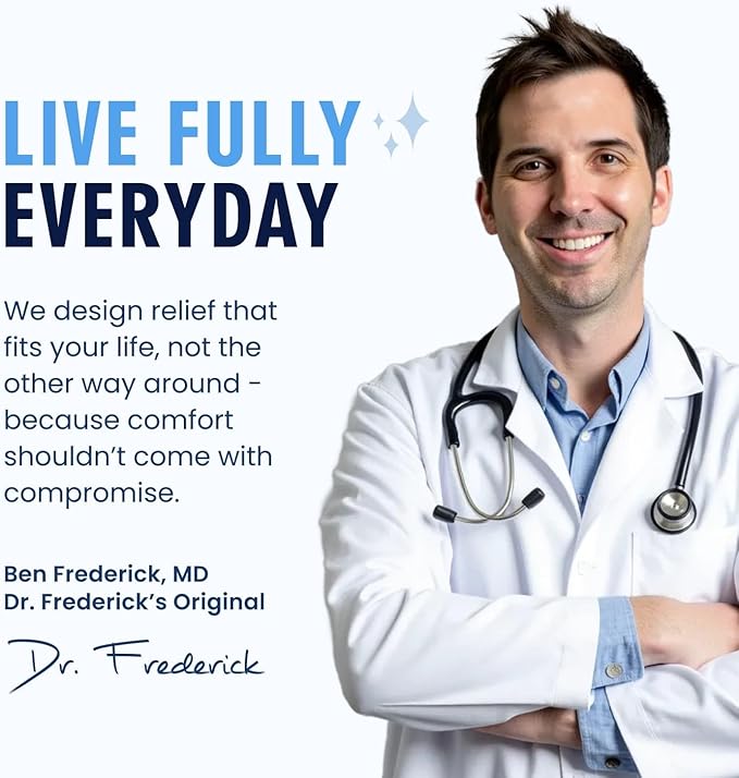Dr. Frederick's Original Copper Compression Arthritis Gloves - Doctor-Developed Hand Pain Relief for Arthritis, Carpal Tunnel & Tendonitis - All-Day Comfort, Typing & Daily Use - Full Finger, X-Large