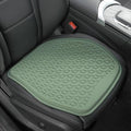 Binsheo Thin Gel Seat Cushion for Car Seat, Office Chair, Wheelchair, Golf Cart - Non-Slip Car Seat Cushions with 0.7 Inch Gel - Sciatica & Coccyx Pain Relief (Fabric, Green)