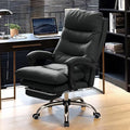 Office Chair with Foot Rest Adjustable Height Soft Padded Desk Chair High Back Computer Chair for Home, Office