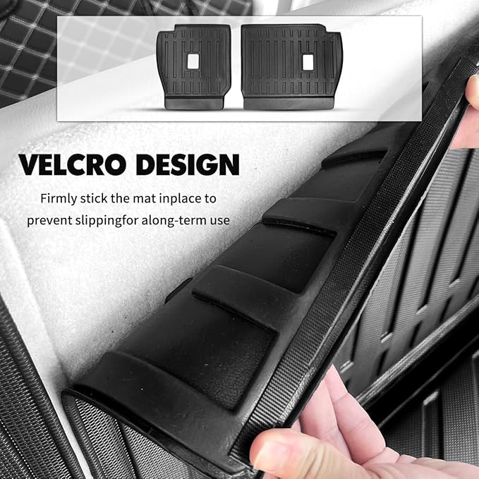 Compatible for 2020-2024 Toyota Highlander Backrest Mats Behind 2nd Row Seat Back Cover for Toyota Highlander 2020 2021 2022 2023 2024 Accessories