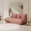Bean Bag Chair Sofa Fireside 3 Seat Lounger Couch for Adults Corduroy Cozy Lazy Floor Sofa Memory Foam Chair for Home, Apartment and Gaming Venue,Pink