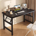 39.4 Inch Foldable Desks for Small Spaces,Foldable Desk No Assembly,Small Table for Bedroom,Black.