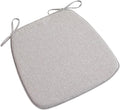 Chair Pads with Ties 18x17, Memory Foam Kitchen Chair Cushions with Ties 18 Inch, Non Slip Chair Pads for Dining Chairs Set of 2 4 6, Seat Cushions Covers Washable and Removable with Zipper,K,1