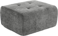 YAAREE Cloud Ottoman, Modern Boneless Modular Footstool for Modular Sectional Couch for Living Room, No Assembly, Grey