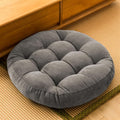 SK Studio Meditation Floor Pillow, Large Floor Cushions, Round Floor Cushion Seating for Adults Kids, Classroom Furniture Floor Pillow for Yoga Living Room, Grey, 13" W x 13" L (Pack of 1)
