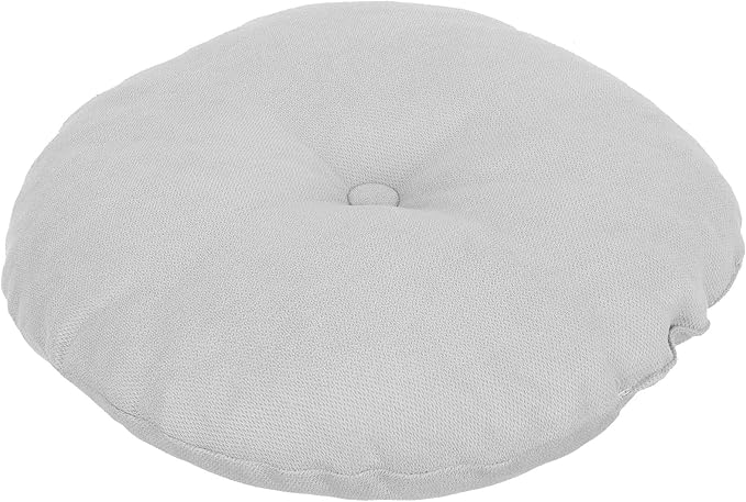 TOPPERFUN Meditation Floor Seat Cushion Small Light Gray Tatami Zafu Pillow Cotton Sitting Pillow for Yoga and Living Room Floor Seating