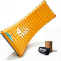 ZOOOBELIVES Inflatable Camping Sleeping Pad, 4-Inch Thick Full Air Support, No Bottoming Out for Side Sleepers, Camping & Backpacking Mattress with Built-in Foot Pump, Durable & Compact – Airlive2000