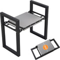 ETICSIPA Garden Kneeler and Seat Heavy Duty 500lbs, Anti-Tip Gardening Stools with 10.5” Widen Kneeling Pad for Seniors Gardeners, 2 in 1 Garden Bench for Kneeling and Sitting