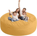 HABUTWAY XX-Large Bean Bag Chair: Giant 7' Memory Foam Furniture Bean Bag Chairs for Adults with Microfiber Cover 7Ft (Mustard)