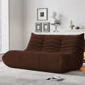Bean Bag Chairs for Adults, Memory Foam Couch Loveseat Sofa Chair, Soft Teddy Material Cozy Comfy Reading Nook Chairs, Floor Chair for Living Room Bedroom Office(Coffee)