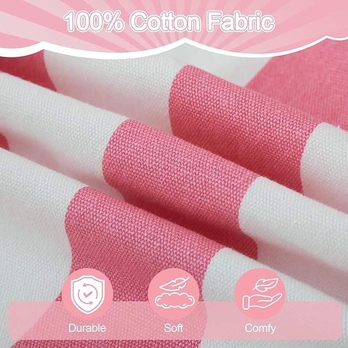 COMAX Bean Bag Chair for Kids, Kid Beanbag Chair Cute, Cotton Canvas Lazy Chair with Shredded Foam Filling, Stuffed Floor Sofa Couch for Boys and Girls, Pink