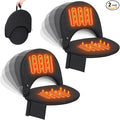 Teenyyou Heated Stadium Seat Cushion for Bleachers with Back Support Extra Portable Foldable Heating Stadium Seats Chair Pad with USB 3 Level Heating Pocket for Outdoor Sport