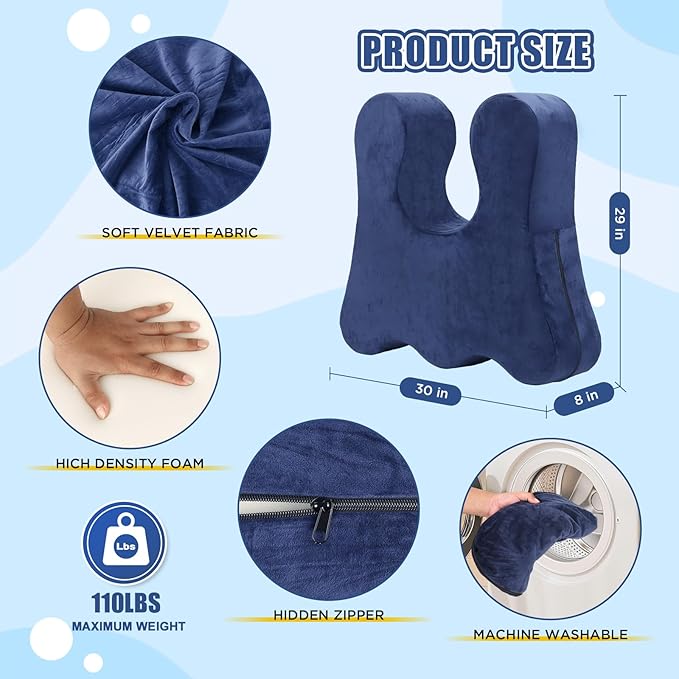 Memory Foam Sensory Soft Squeeze Seat, Sensory Rocker Chair for Kids, Compression Rocking Chair for Special Need Child, Rocking Seat for Autism, ADHD, Sensory Room Must Have Toys, Rocking Design