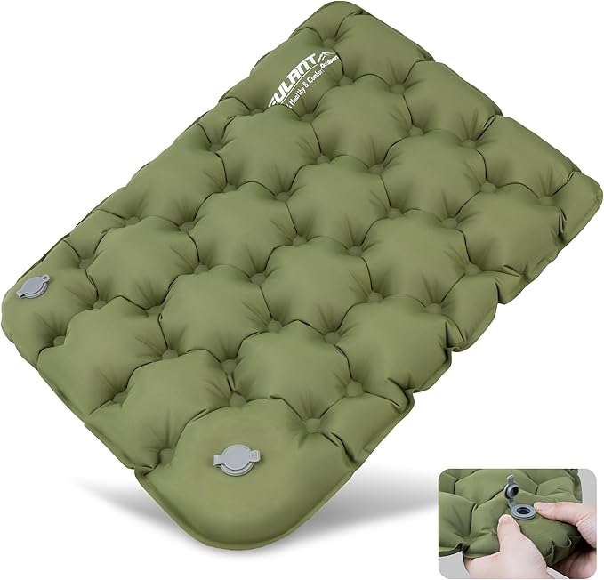 EULANT Lightweight Inflatable Seat Cushion Waterproof Air Cushion,Portable Travel Cushion Suitable for Camping Hiking Climbing Bleacher, Home and Office
