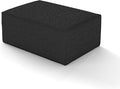 38“ Modular Sectional Sofa Convertible Cube Compressed Couch Seat Set, Combine L-Shaped U-Shaped, Free Assembly, Space-Saving for Living Room, Thick Foam Fabric Chenille Grey (Only Ottoman)