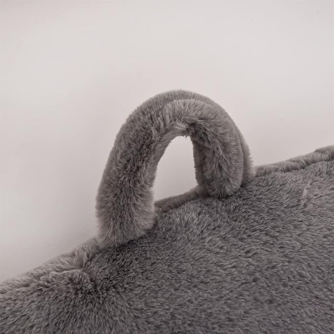 Aimuan Reading Pillow Bed Rest Wedge Large Adult Backrest Pillow with Arms Back Support for Sitting Up in Bed Cushion Incline Rest Sleeping Snoring Pillow, Grey Large