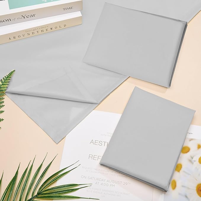 8 Pcs Fluorescent Light Covers - 4 x 2 Feet Covers for Ceiling Lights, Magnetic Light Filters for Classroom, Office, Hospitals, Home (Light Gray-2)