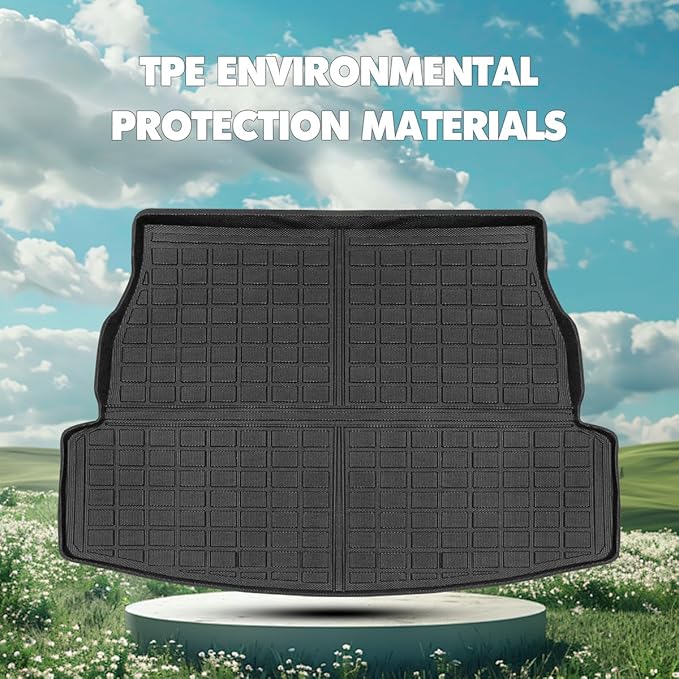 Compatible for 2019-2025 Toyota RAV4 Floor Mats & Cargo Liner All Weather Floor Mats for 2019 2020 2021 2022 2023 2024 2025 RAV4 Accessories (Not Fit Hybrid)
