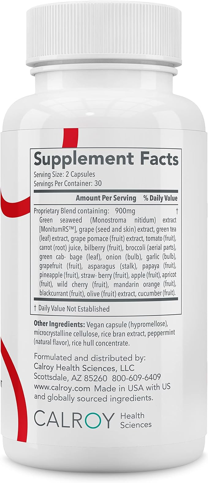 Calroy Health Sciences Arterosil HP Professional - Endothelial Glycocalyx Support - Heart Health Support - Artery Health Support - Circulation Support – MonitumRS® Rhamnan Sulfate - Monostroma Nitidum