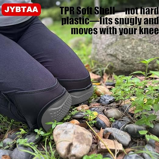 Work Knee Pads for Knee Protection, Kneepad for Men and Women, Gel Kneepads for Construction with Ergonomic Foam Cushion, Ideal Comfortable Gifts knee Pads for Roofing, Flooring Installation, Gray L (1 Pair)